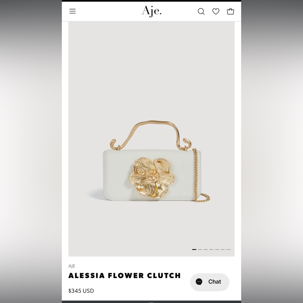 Aje Alessia Flower Clutch - Picture 2 of 6